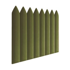 3D barsony fali panel – csucsos kerites elem – tobb meretben – 2295_olivazold