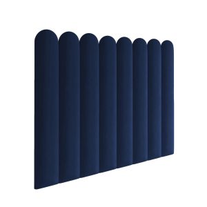 3D bársony fali panel – ives kerítés elem – több méretben – 2297 Tengerkék