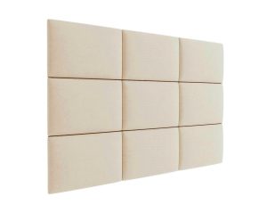 3D bársony fali panel – több méretben – 2201 Bézs