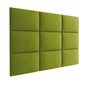 3D kárpitozott fali panel - több méretben - KRONOS 16 Olajzöld