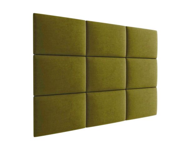 3D kárpitozott fali panel - több méretben - KRONOS 17 Oliva