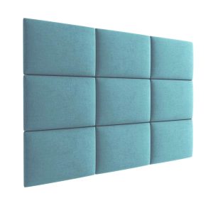 3D kárpitozott fali panel - több méretben - KRONOS 31 Világoskék