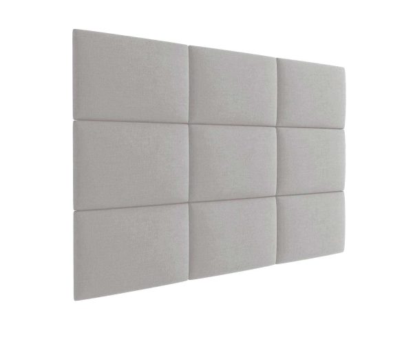 3D kárpitozott fali panel - több méretben - PAROS 2 Szahara szürke