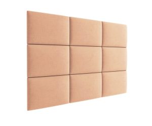 3D bársony fali panel – több méretben – 2261 Barackvirág