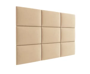 3D bársony fali panel – több méretben – 2283 Kasmír bézs