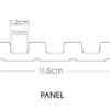 ASTI lamella falburkolat panel
