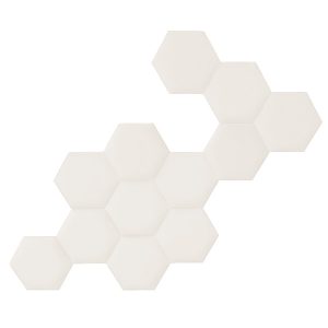 3D-barsony-fali-panel-hexagon-2200-feher