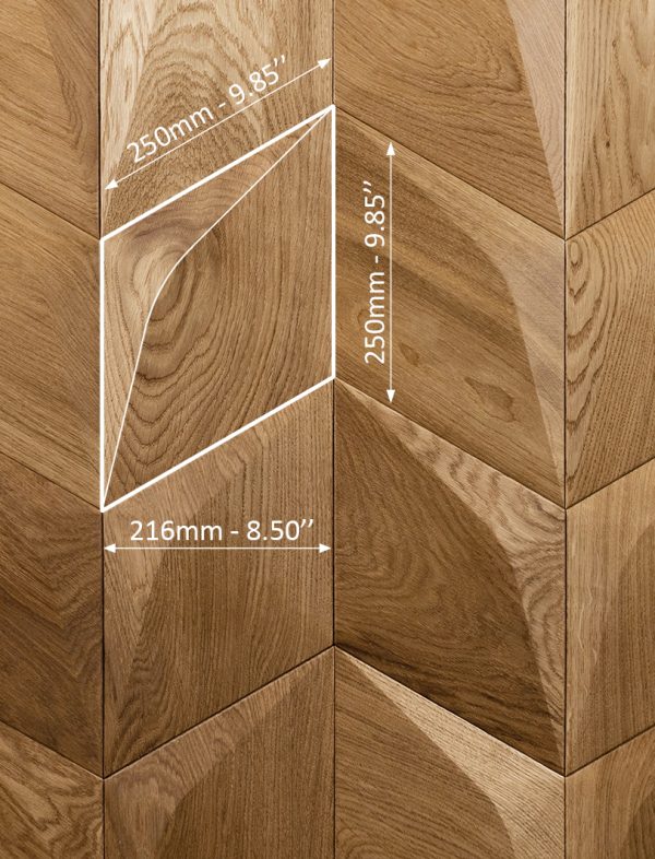 CARO MINUS – 3D dekoratív fa falpanel - Image 7