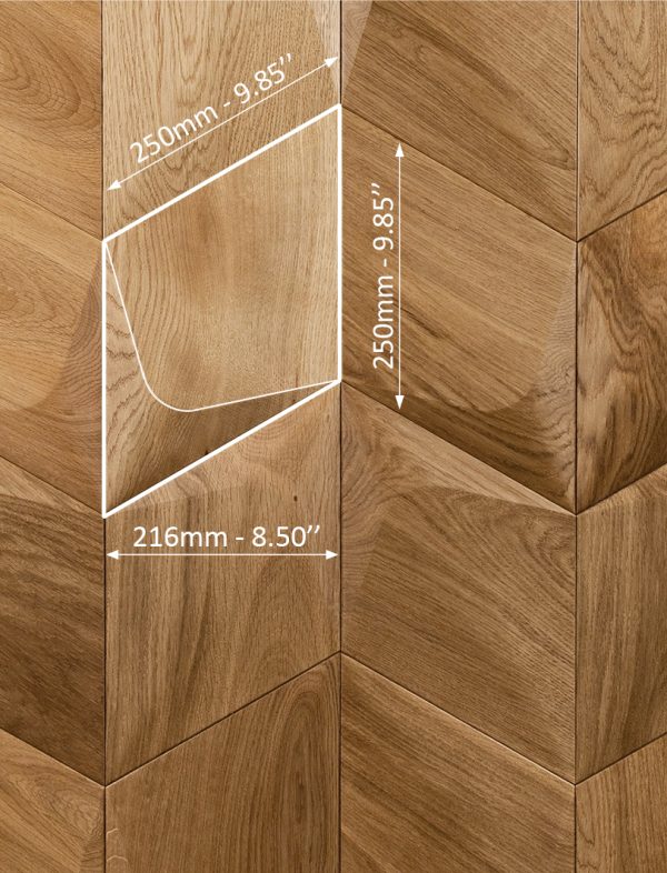 CARO PLUS – 3D dekoratív fa falpanel - Image 8