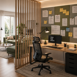 Home office zajcsökkentése – hogyan alakíts ki nyugodt és inspiráló munkakörnyezetet?