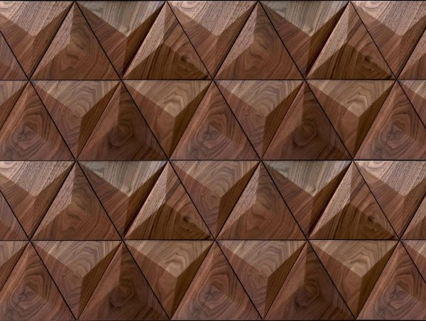 PYRAMID – 3D dekoratív fa falpanel - Image 4