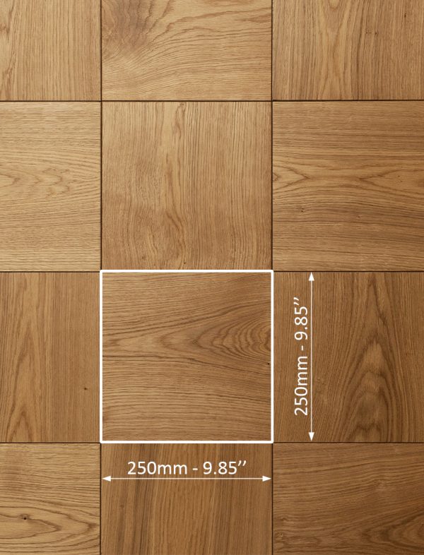 SQUARE – 2D dekoratív fa falpanel - Image 4