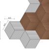 STRIPE parafa falpanel - méret