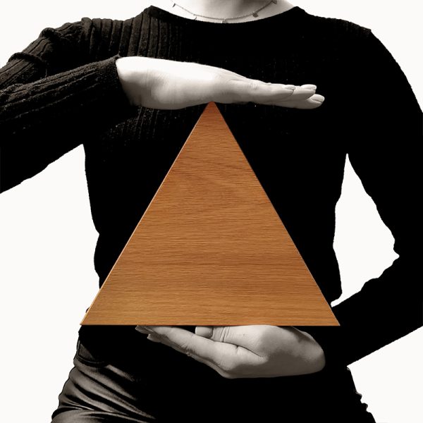 TRIANGLE – 2D dekoratív fa falpanel - Image 2