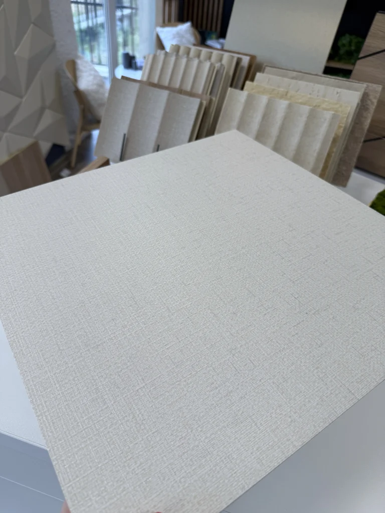 DECO bambuszrost falpanel - Textil hatású - Cream - Több méretben – katalógusfotó 1