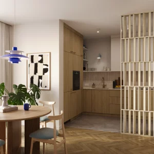 Komplett Japandi térelválasztó fal készlet – DIY megoldás, szerelésre kész csomag