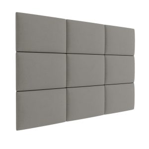 3D kárpitozott fali panel - több méretben - MONO 233 Szürkés bézs