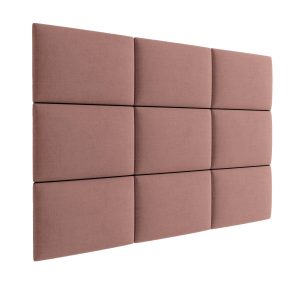 3D kárpitozott fali panel - több méretben - MONO 235 Mályva