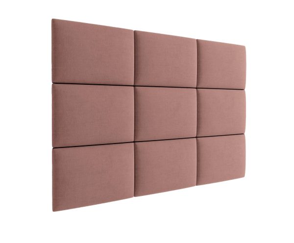 3D kárpitozott fali panel - több méretben - MONO 235 Mályva