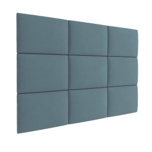 3D kárpitozott fali panel - több méretben - MONO 239 Világoskék