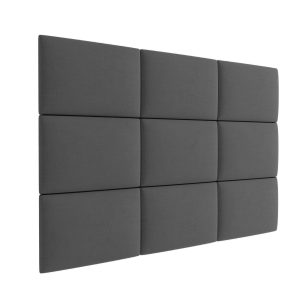 3D kárpitozott fali panel - több méretben - MONO 246 Barnásszürke