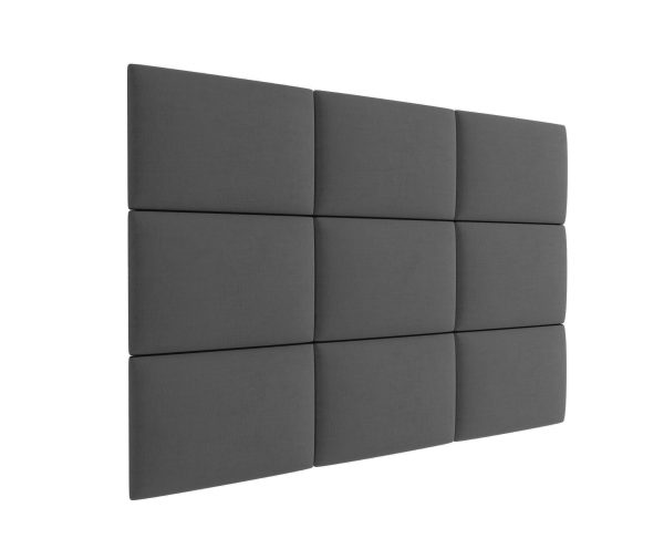 3D kárpitozott fali panel - több méretben - MONO 246 Barnásszürke