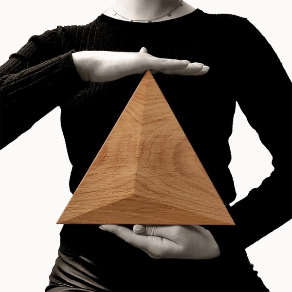 PYRAMID – 3D dekoratív fa falpanel - Image 2