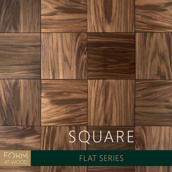 SQUARE – 2D dekoratív fa falpanel - Image 4